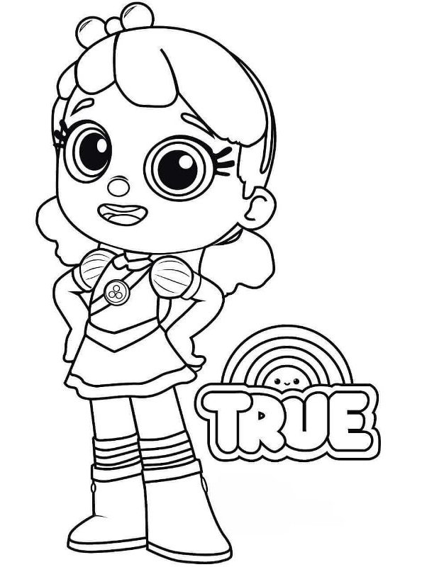 Kids-n-fun.com | Create personal coloring page of true netflix coloring
